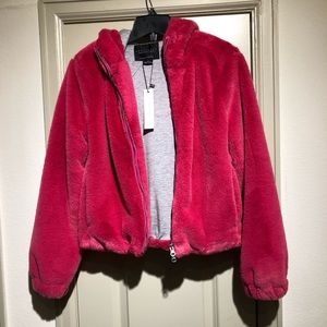 Hot Pink Bomber Jacket